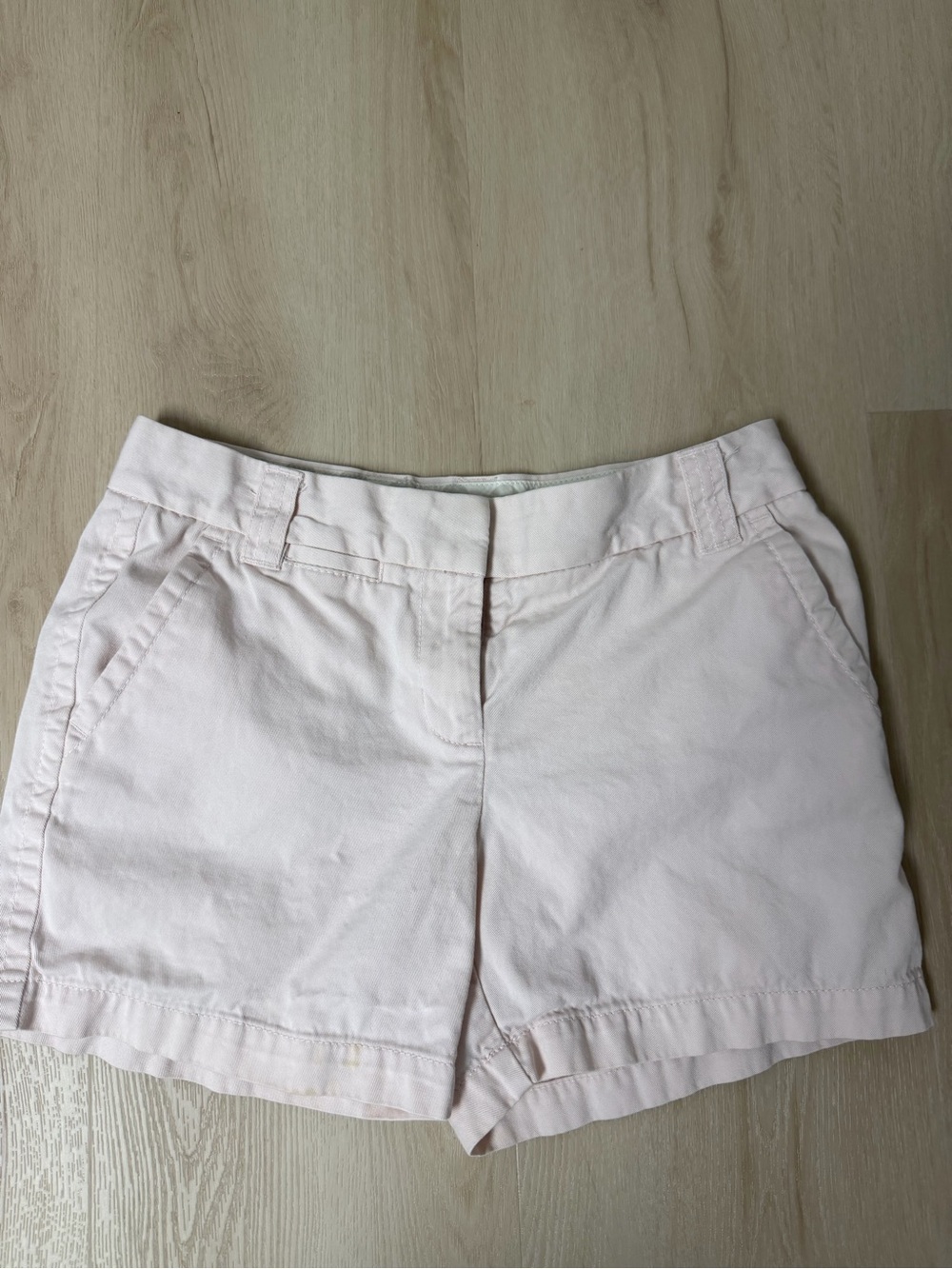 J. Crew Pale Pink City Fit Chino Shorts
